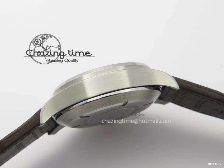 MIROTIME 0320 Pilot Chrono SS IW387808 CF3 ZF 1:1 Best Edition On Brown Leather Strap A Soft 7328